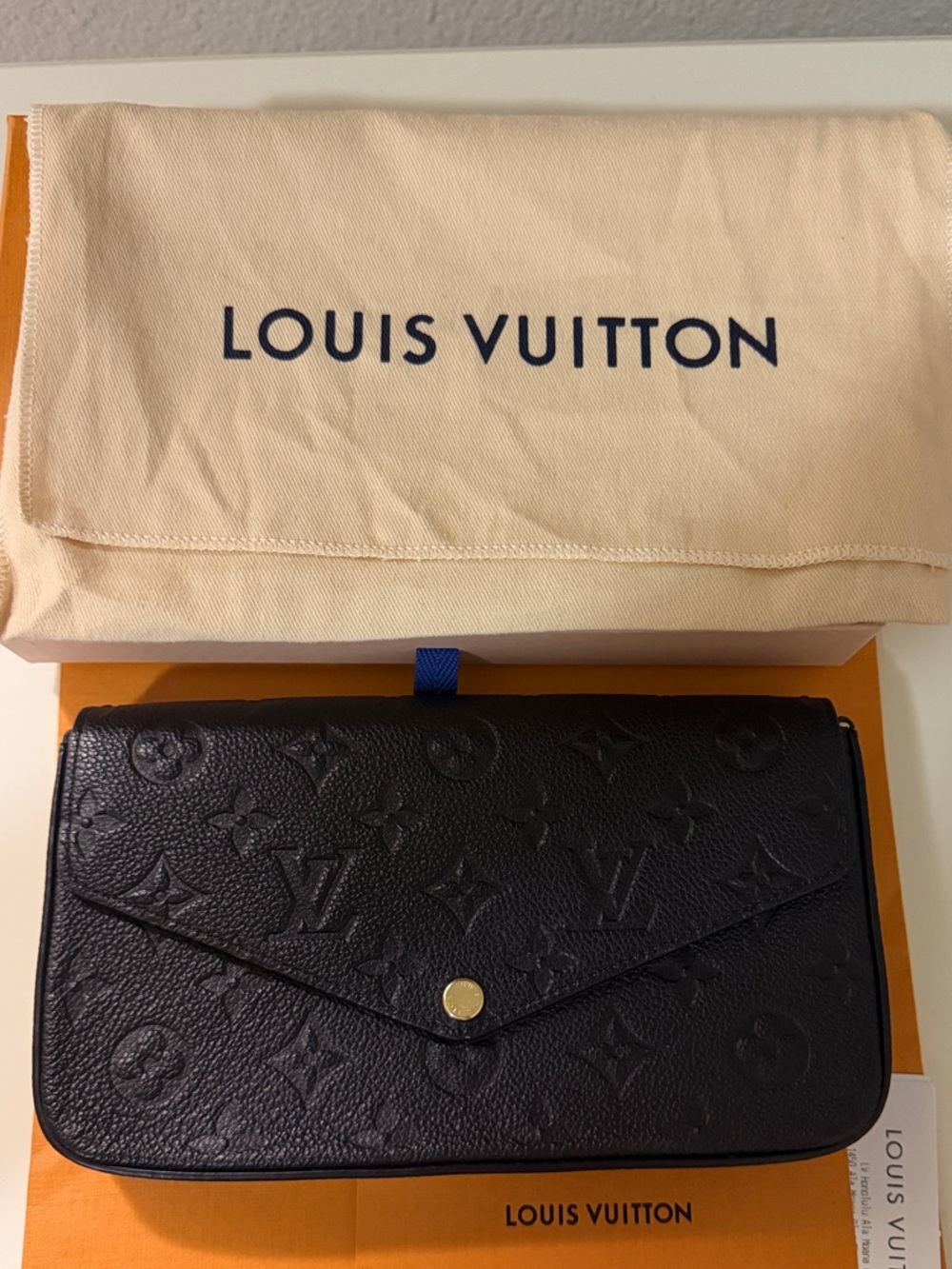 Louis Vuitton Black Monogram Pochette Félicie